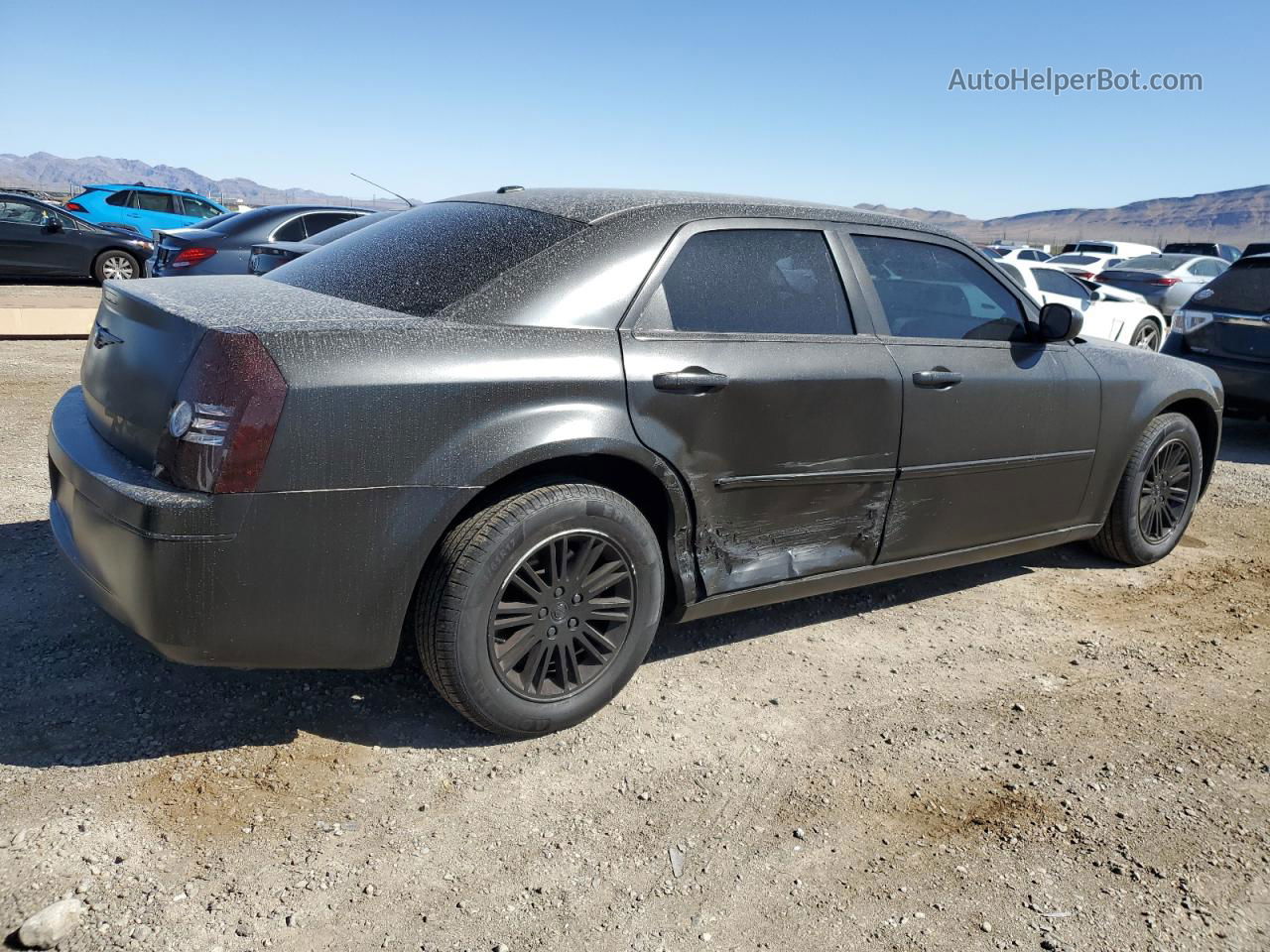 2010 Chrysler 300 Touring Black vin: 2C3CA5CV8AH307206