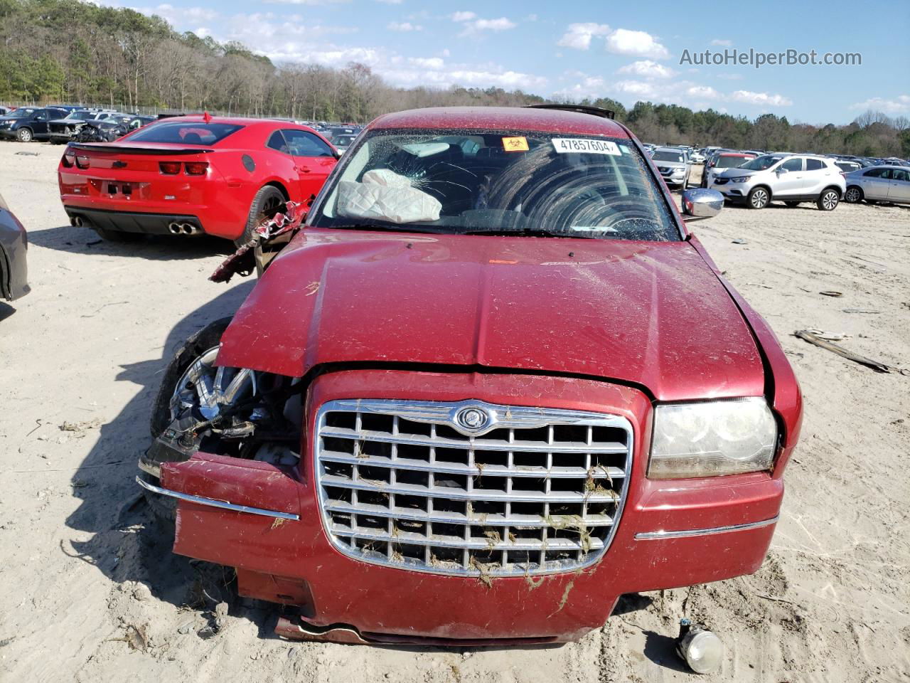 2010 Chrysler 300 Touring Red vin: 2C3CA5CV9AH142881