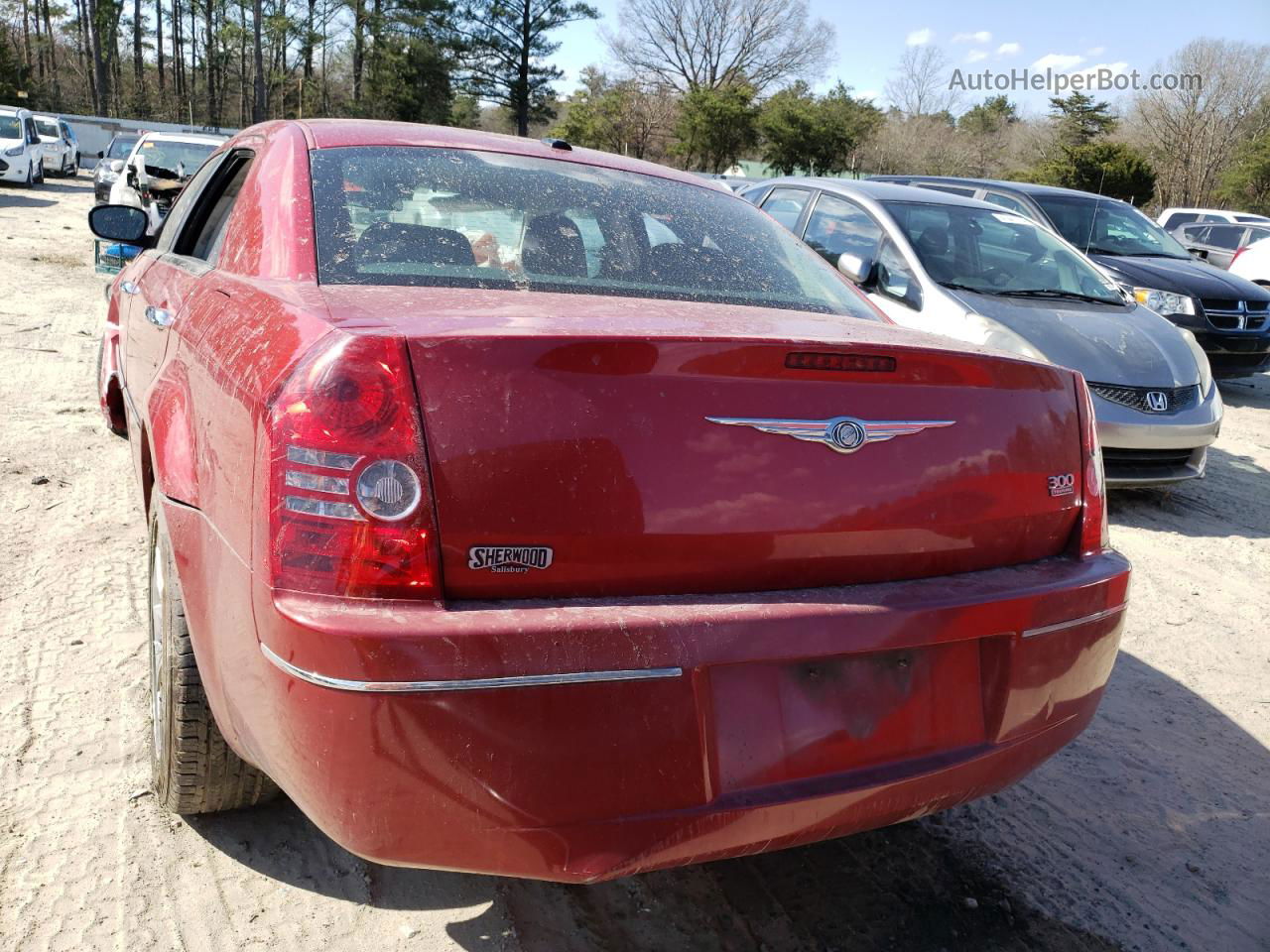 2010 Chrysler 300 Touring Red vin: 2C3CA5CV9AH142881