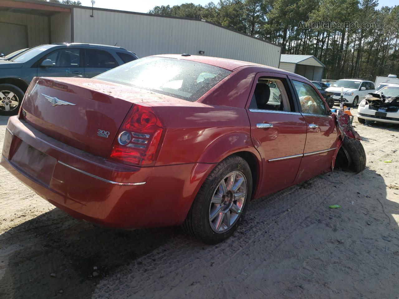 2010 Chrysler 300 Touring Red vin: 2C3CA5CV9AH142881