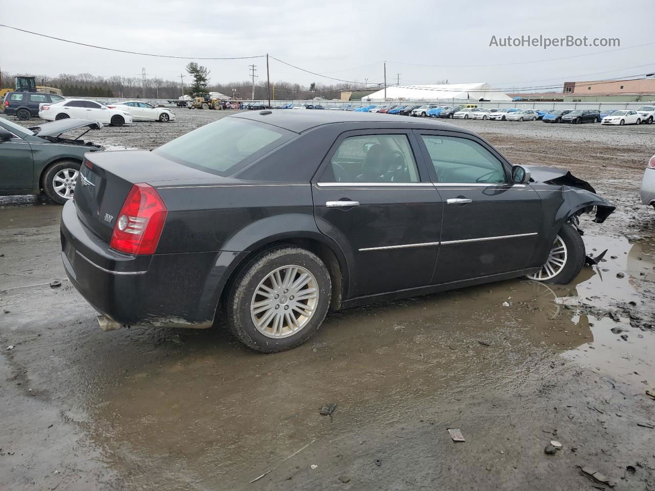 2010 Chrysler 300 Touring Black vin: 2C3CA5CV9AH327576