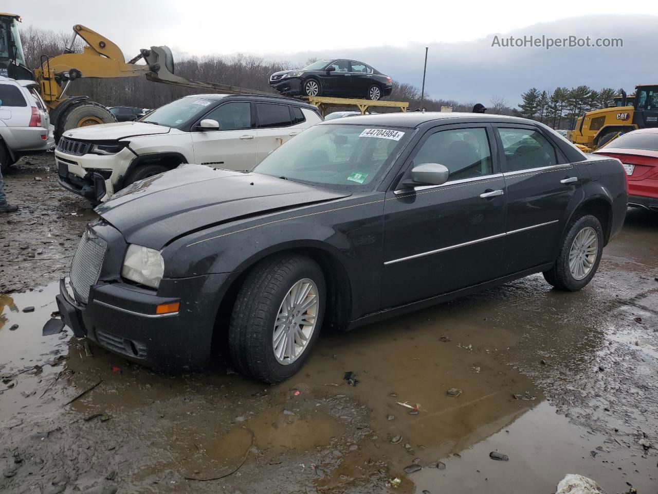 2010 Chrysler 300 Touring Black vin: 2C3CA5CV9AH327576