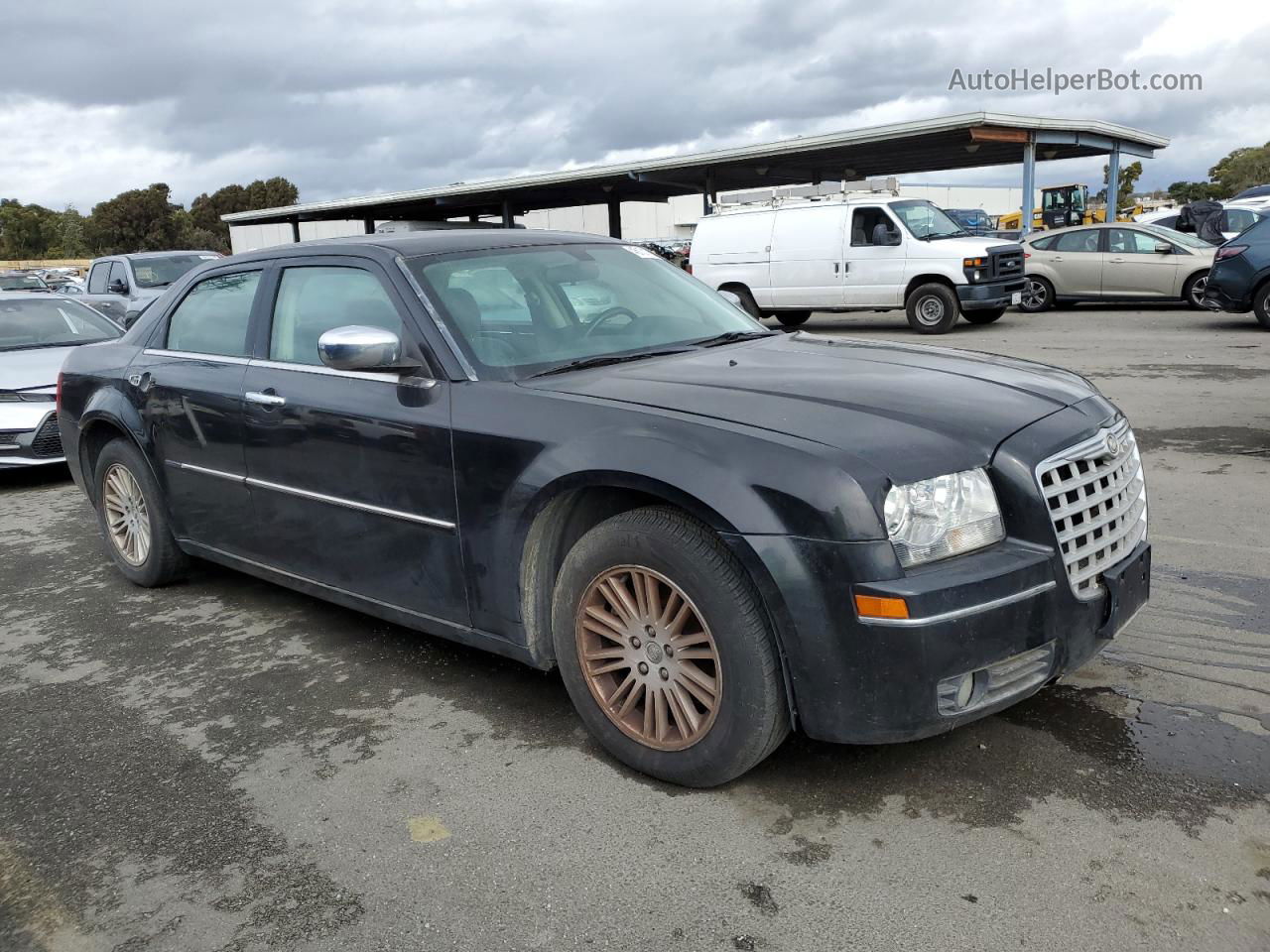 2010 Chrysler 300 Touring Черный vin: 2C3CA5CVXAH327280