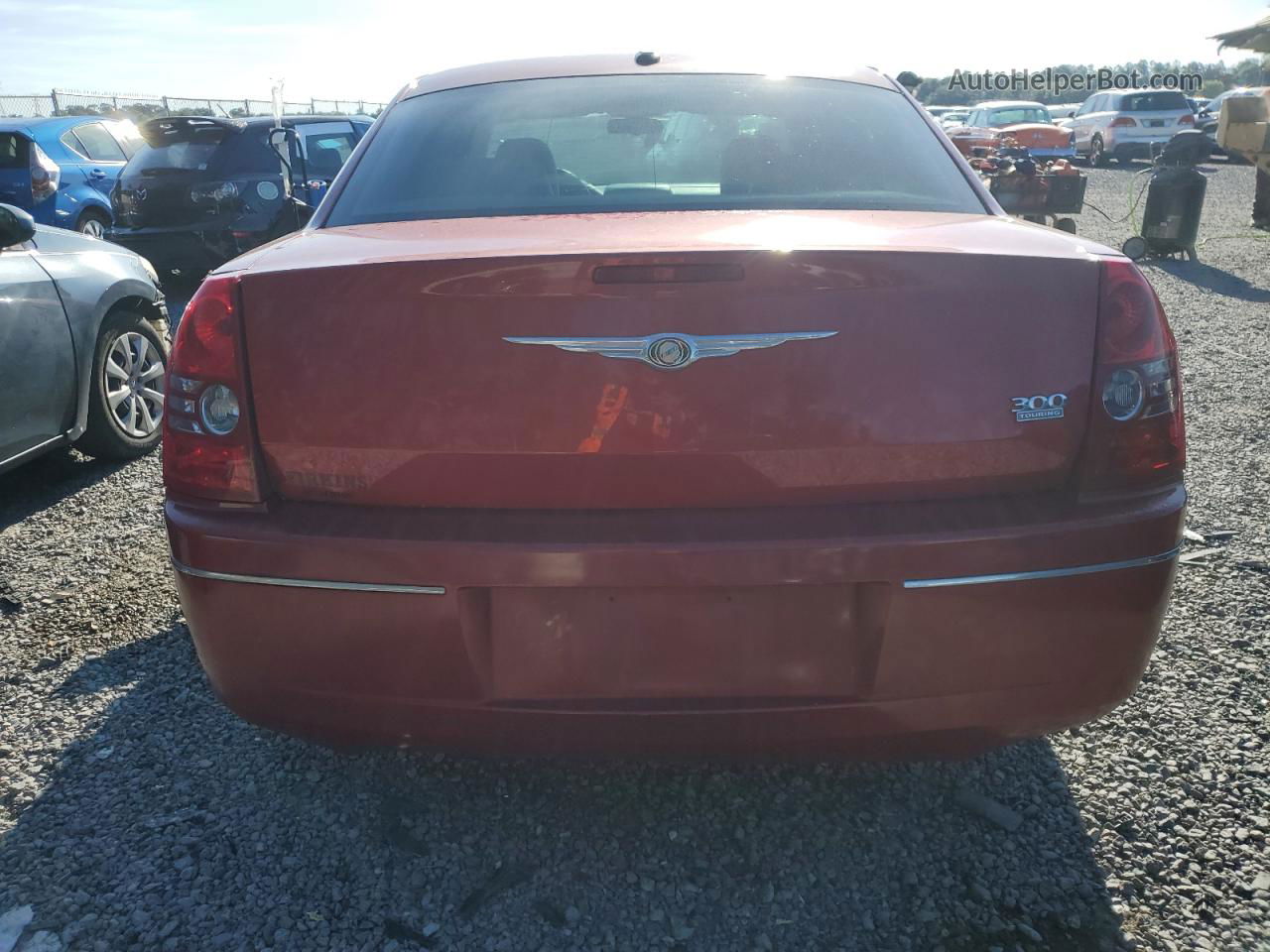 2010 Chrysler 300 Touring Red vin: 2C3CA5CVXAH329434