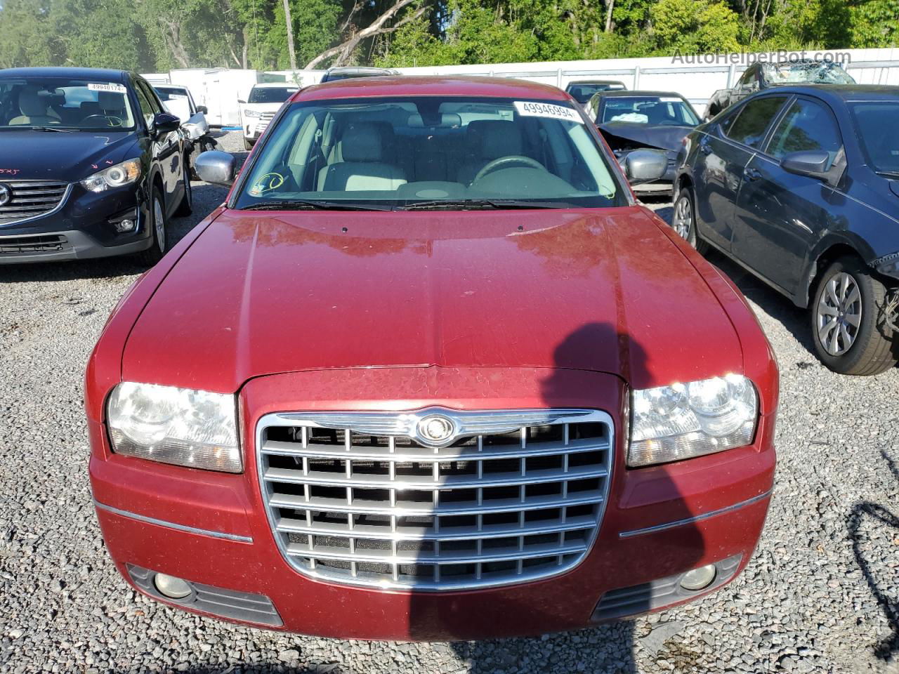 2010 Chrysler 300 Touring Red vin: 2C3CA5CVXAH329434