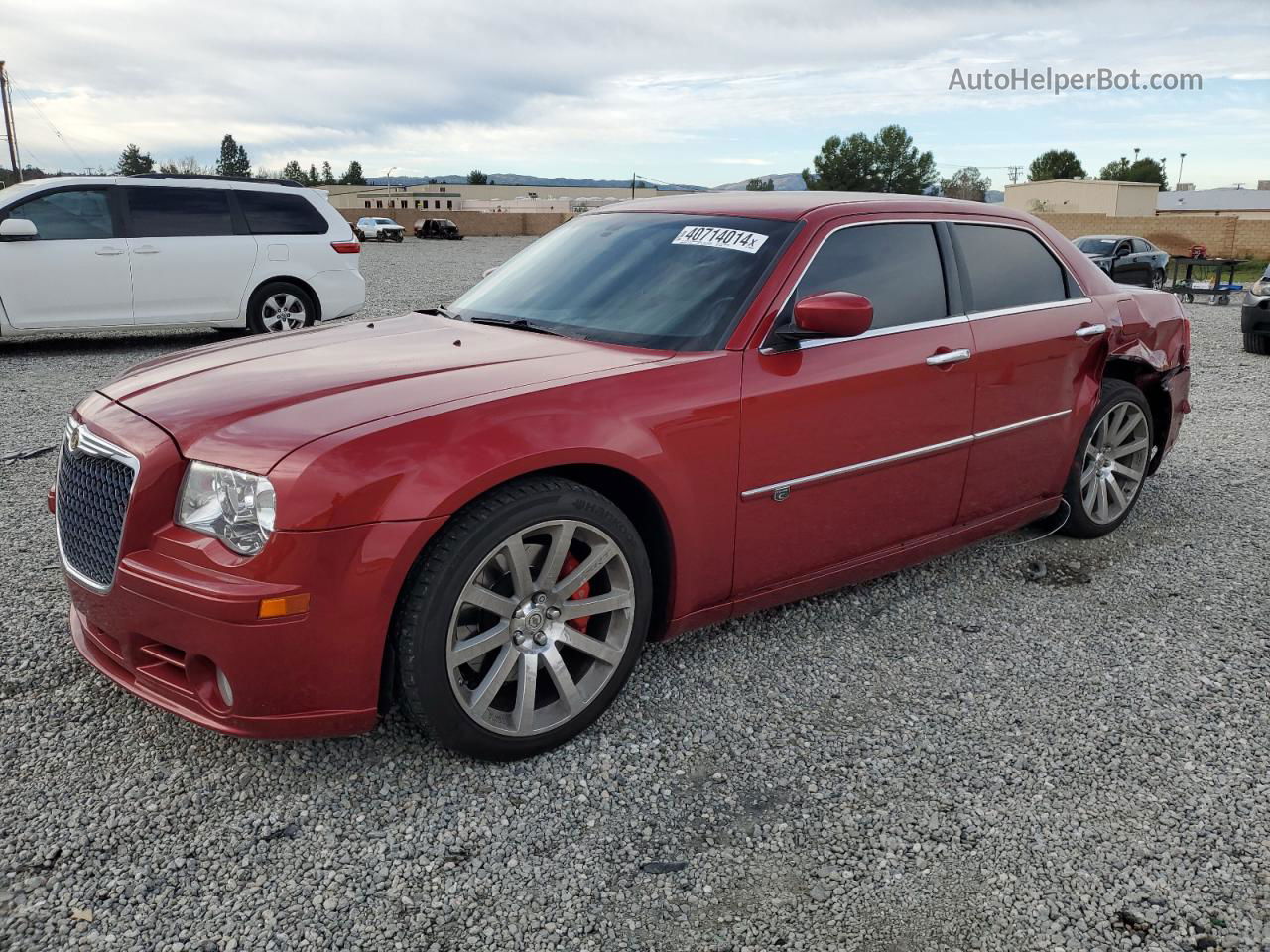 2010 Chrysler 300 Srt-8 Red vin: 2C3CA7CW2AH132665