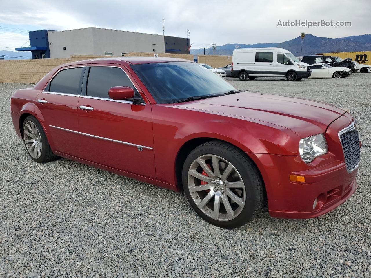 2010 Chrysler 300 Srt-8 Red vin: 2C3CA7CW2AH132665