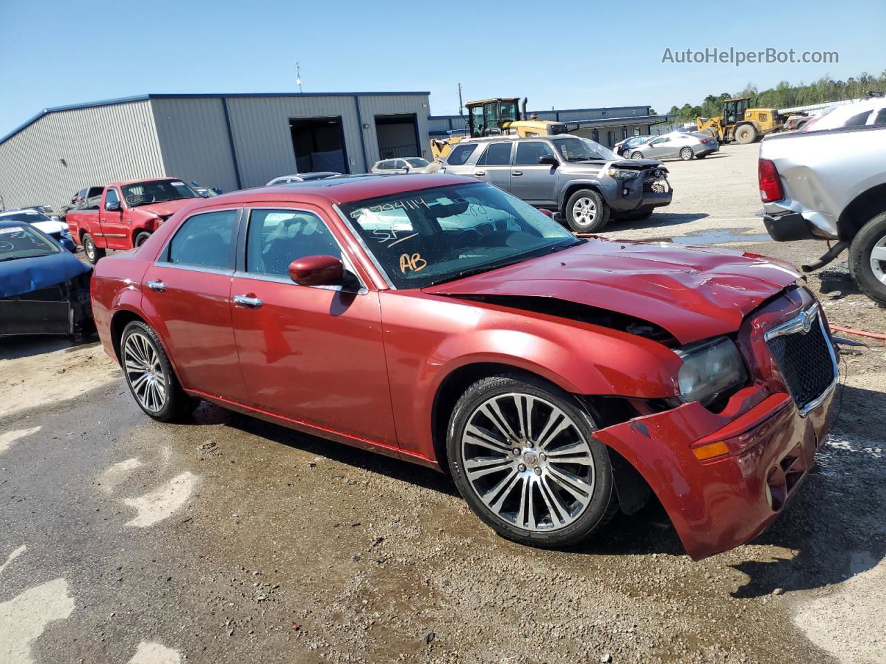 2010 Chrysler 300 S Красный vin: 2C3CA9CT7AH285043