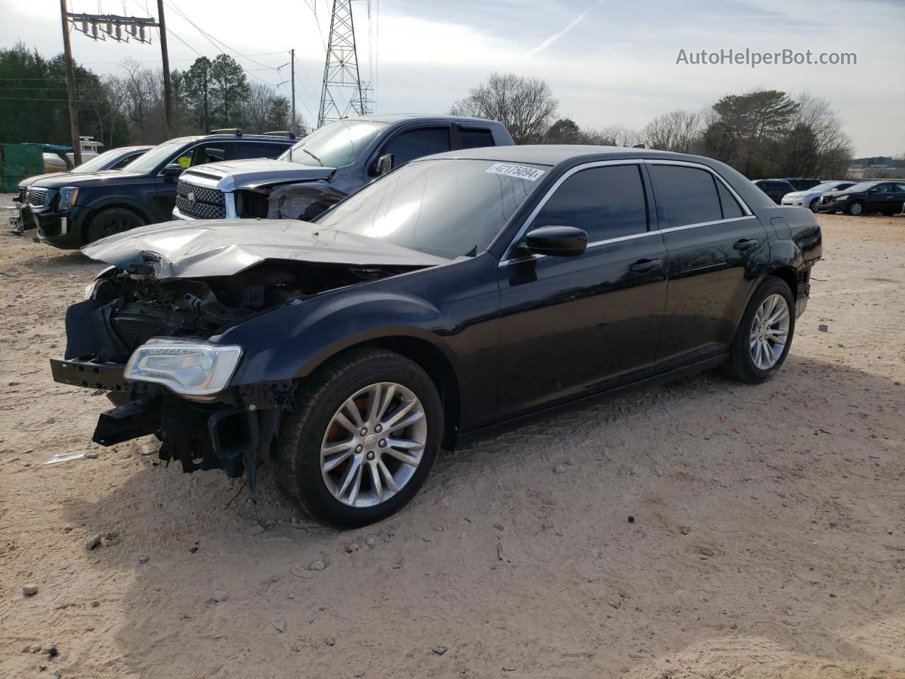 2019 Chrysler 300 Touring Black vin: 2C3CCAAG0KH548055