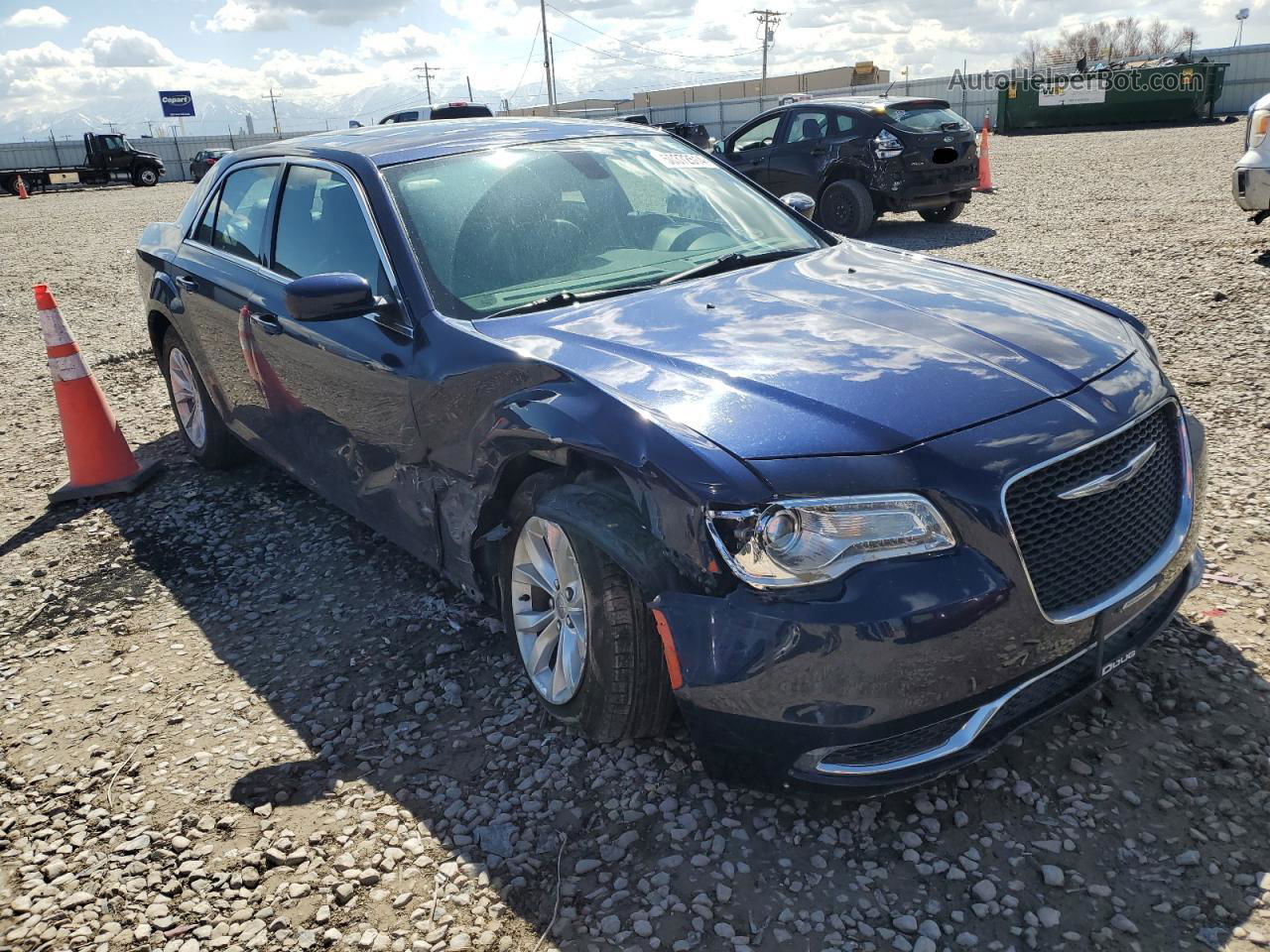 2016 Chrysler 300 Limited Синий vin: 2C3CCAAG1GH207948