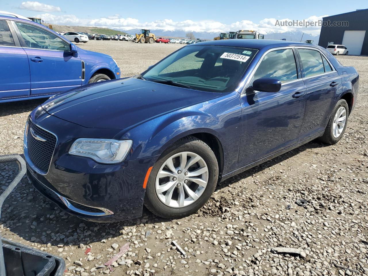 2016 Chrysler 300 Limited Синий vin: 2C3CCAAG1GH207948