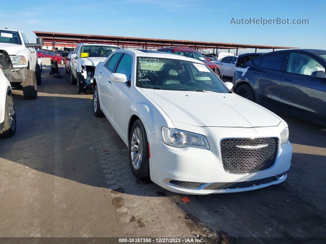 2017 Chrysler 300 Limited White vin: 2C3CCAAG1HH576973