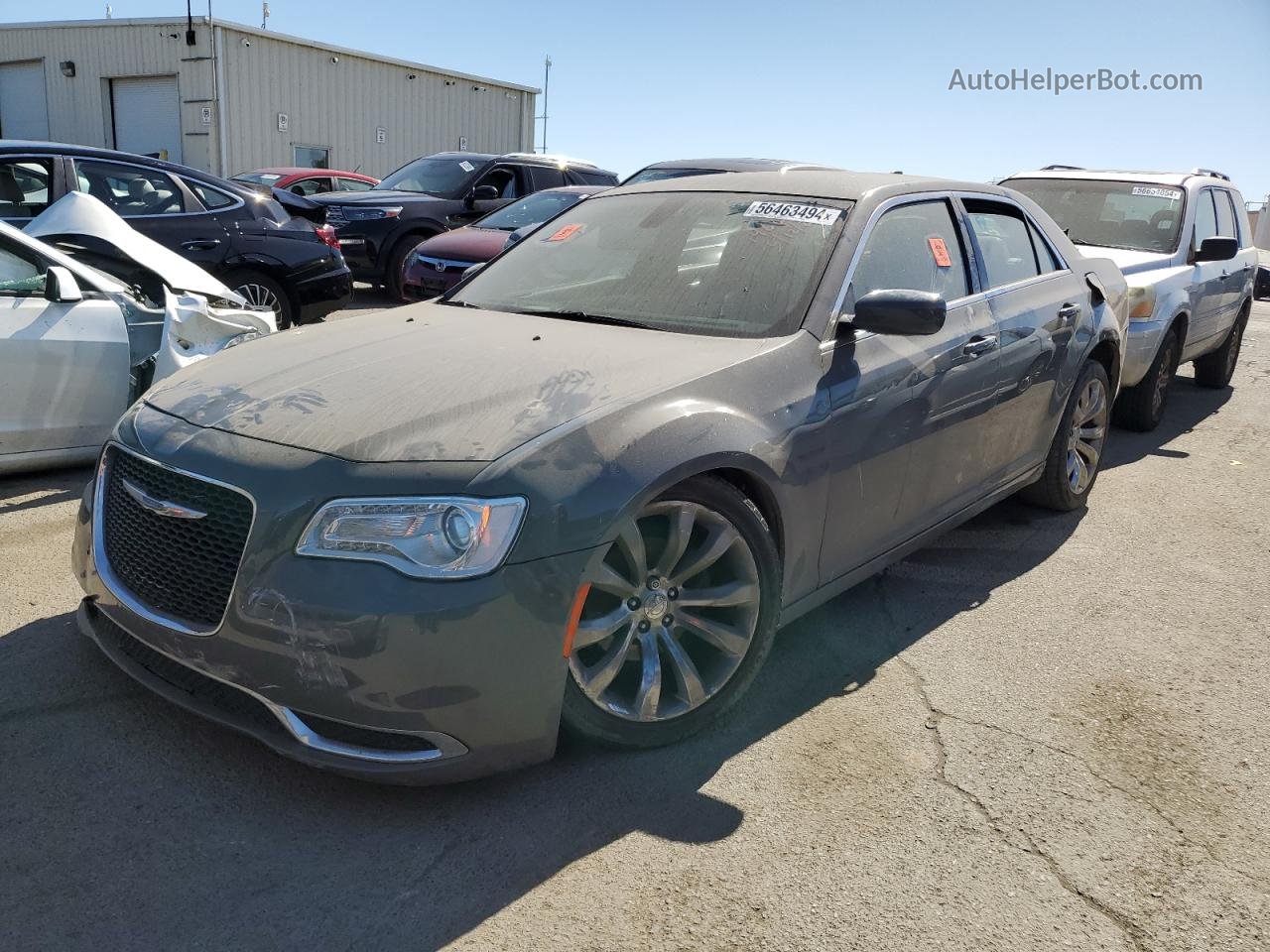 2017 Chrysler 300 Limited Gray vin: 2C3CCAAG1HH647041