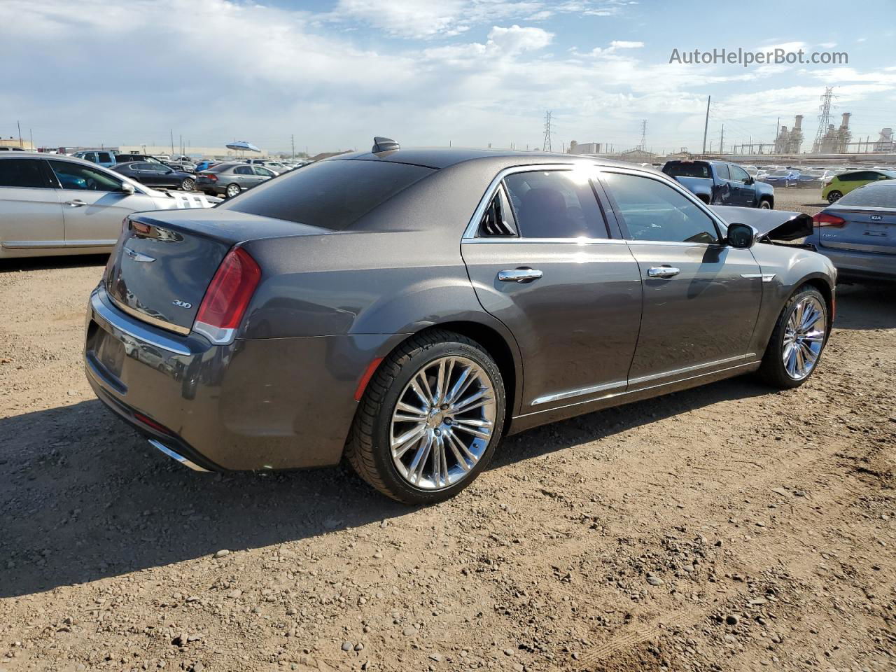 2016 Chrysler 300 Limited Угольный vin: 2C3CCAAG2GH189542