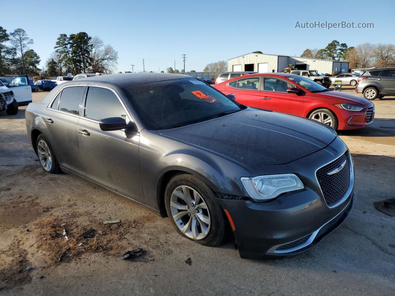 2016 Chrysler 300 Limited Charcoal vin: 2C3CCAAG2GH211989