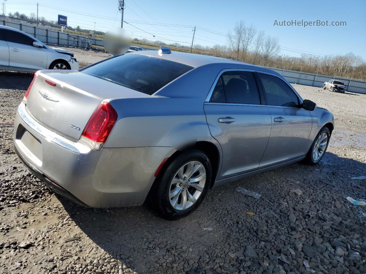 2016 Chrysler 300 Limited Серебряный vin: 2C3CCAAG2GH260562