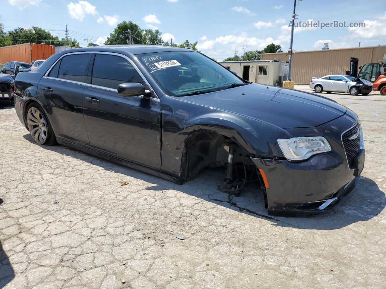 2016 Chrysler 300 Limited Gray vin: 2C3CCAAG2GH358295