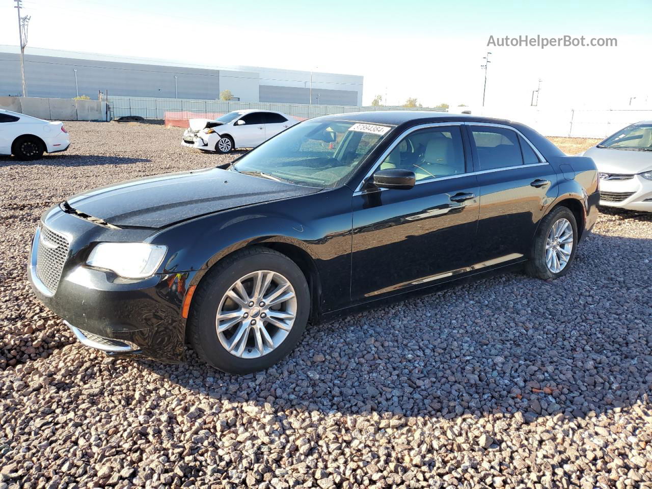 2017 Chrysler 300 Limited Black vin: 2C3CCAAG2HH544372