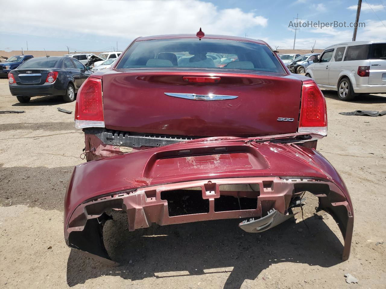 2019 Chrysler 300 Touring Maroon vin: 2C3CCAAG2KH601516