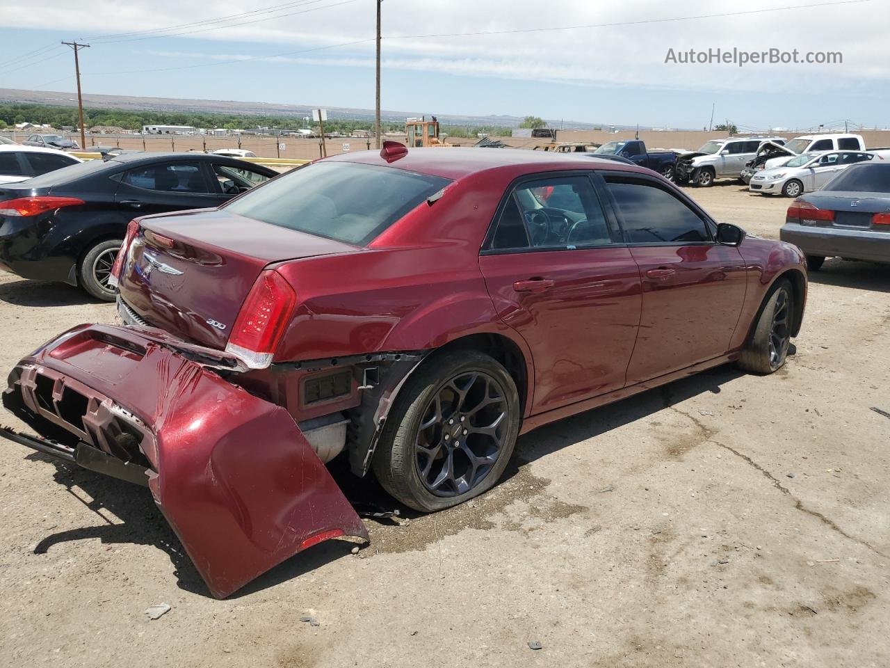 2019 Chrysler 300 Touring Maroon vin: 2C3CCAAG2KH601516