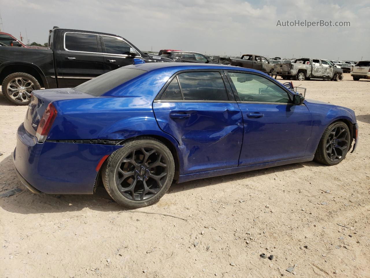 2019 Chrysler 300 Touring Blue vin: 2C3CCAAG2KH614363