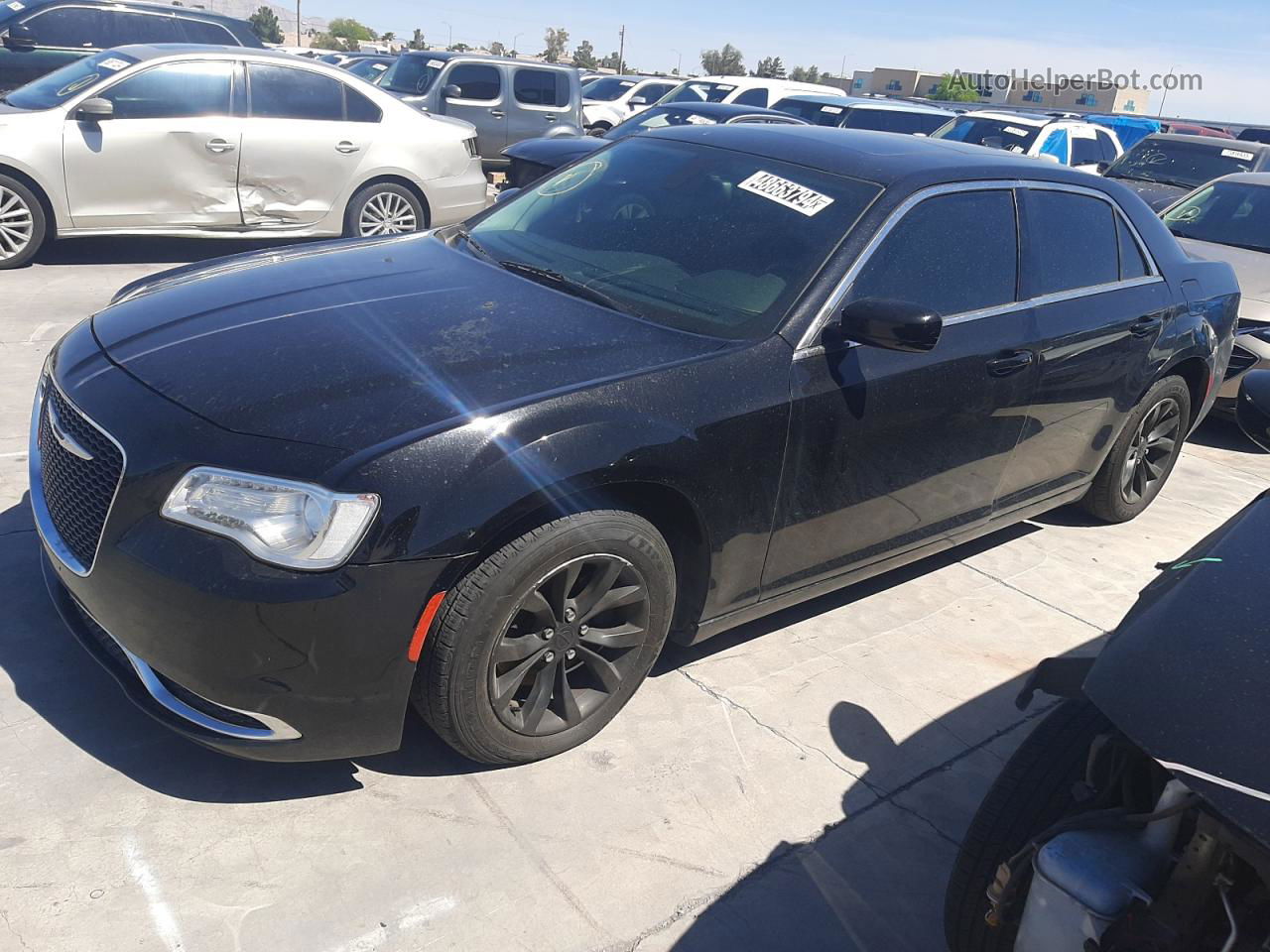 2016 Chrysler 300 Limited Черный vin: 2C3CCAAG3GH243284