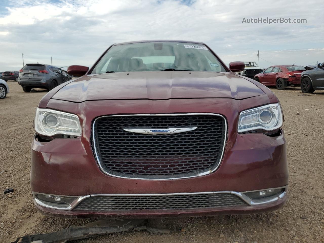 2017 Chrysler 300 Limited Maroon vin: 2C3CCAAG3HH538502