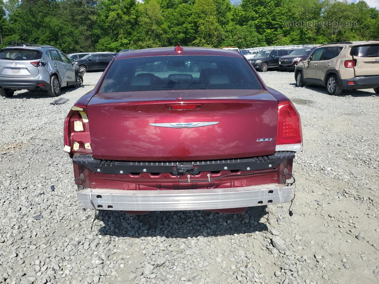 2017 Chrysler 300 Limited Burgundy vin: 2C3CCAAG3HH577414