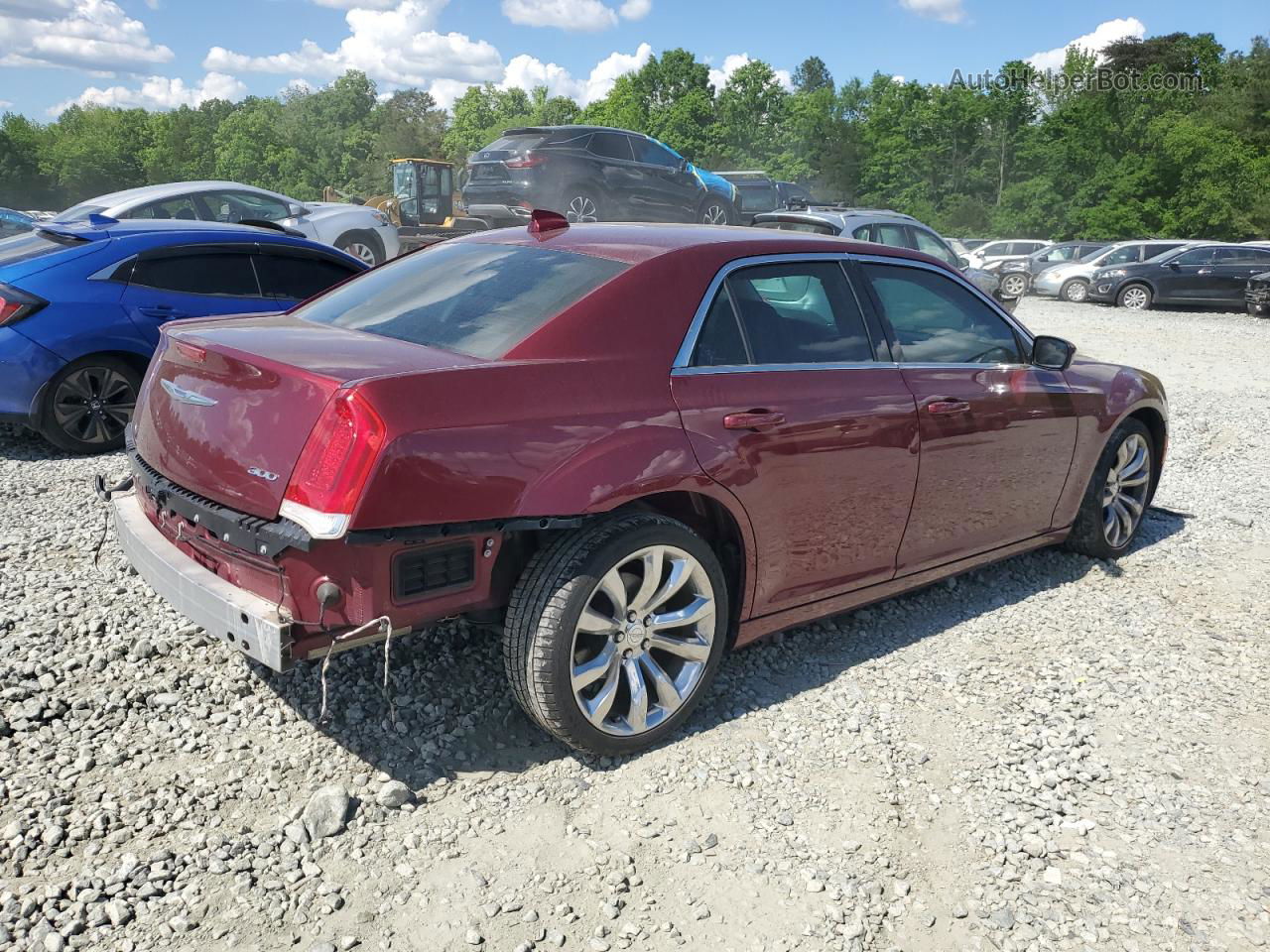 2017 Chrysler 300 Limited Burgundy vin: 2C3CCAAG3HH577414