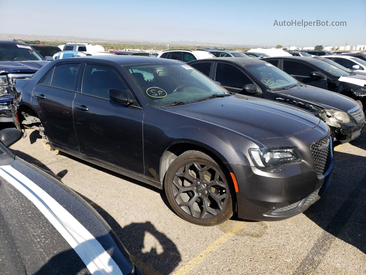 2019 Chrysler 300 Touring Серый vin: 2C3CCAAG3KH746001