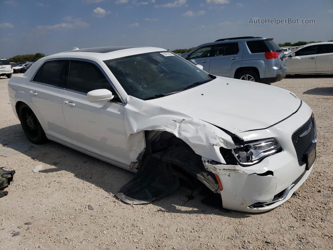 2016 Chrysler 300 Limited White vin: 2C3CCAAG4GH128502