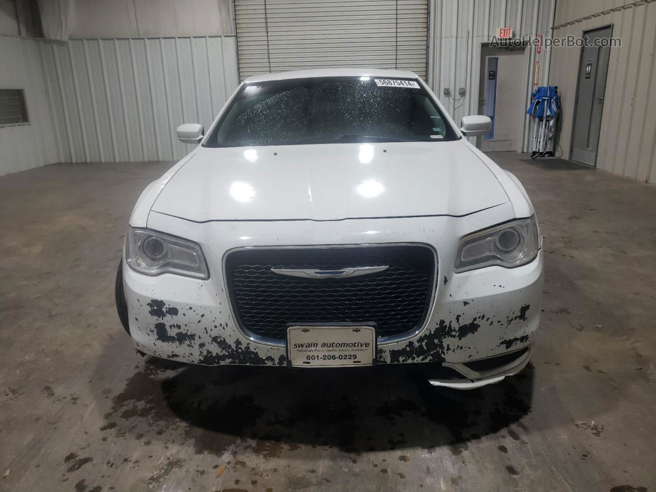 2016 Chrysler 300 Limited White vin: 2C3CCAAG4GH243293