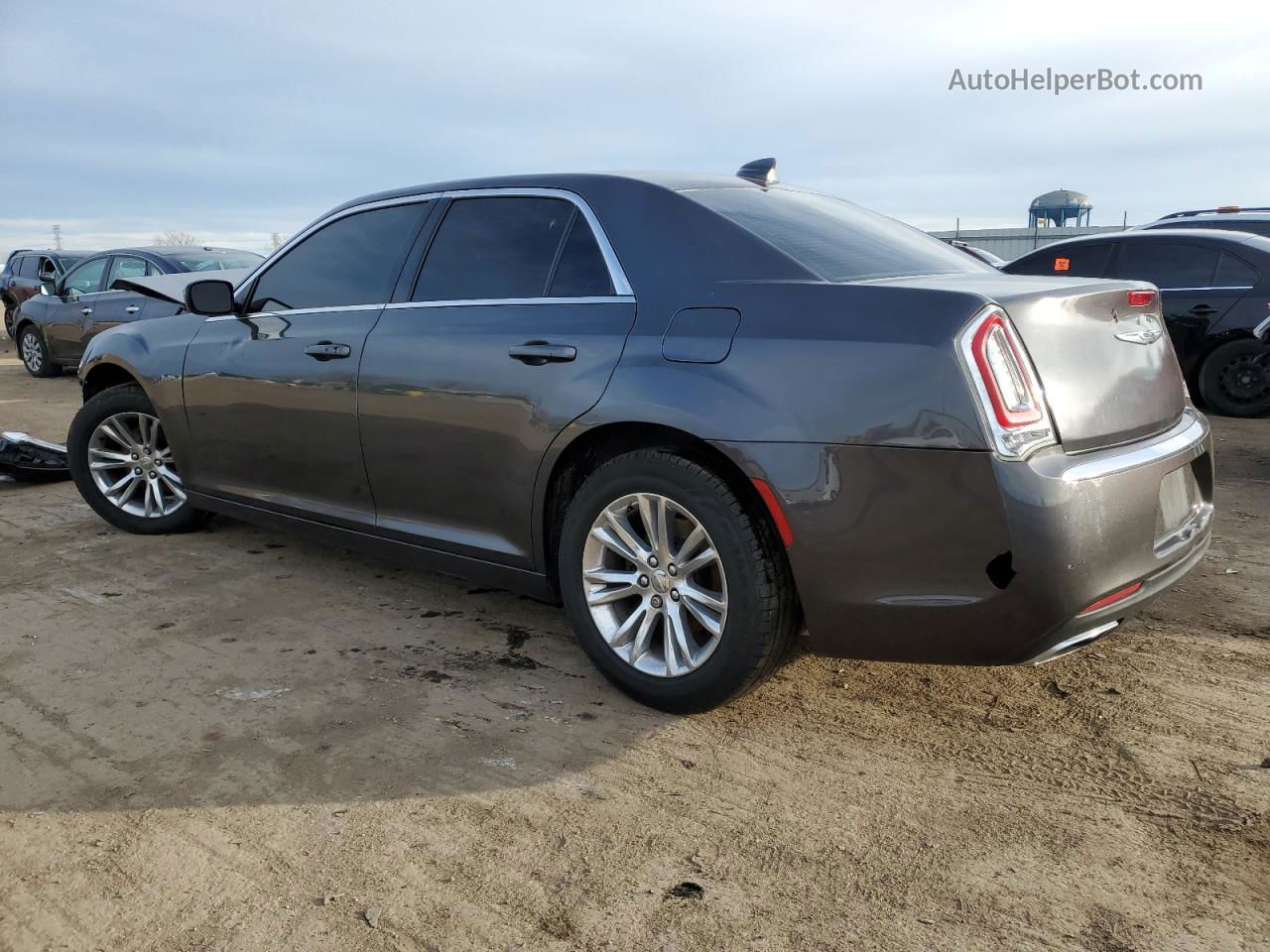 2017 Chrysler 300 Limited Gray vin: 2C3CCAAG4HH552456