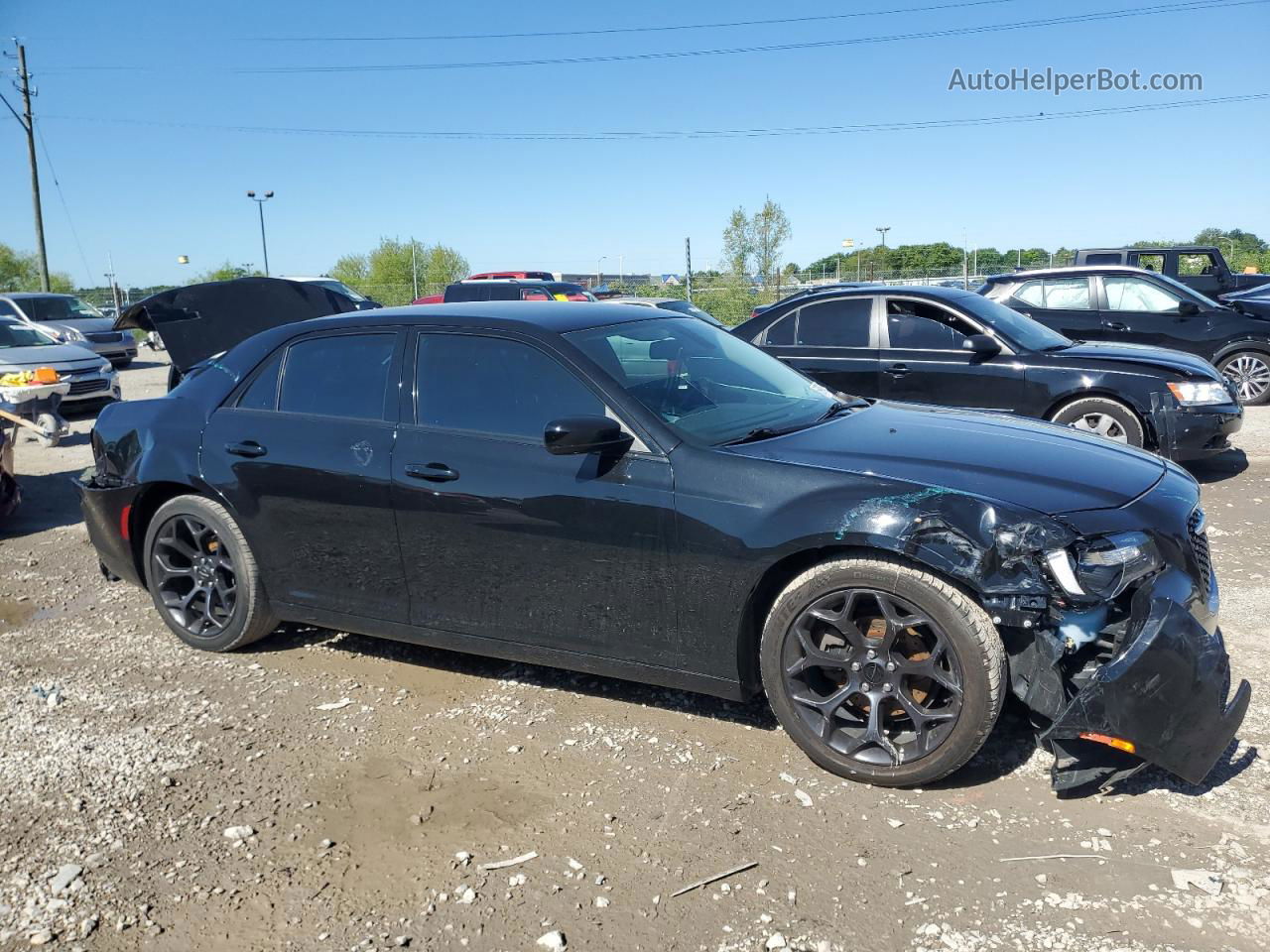 2019 Chrysler 300 Touring Black vin: 2C3CCAAG4KH614283