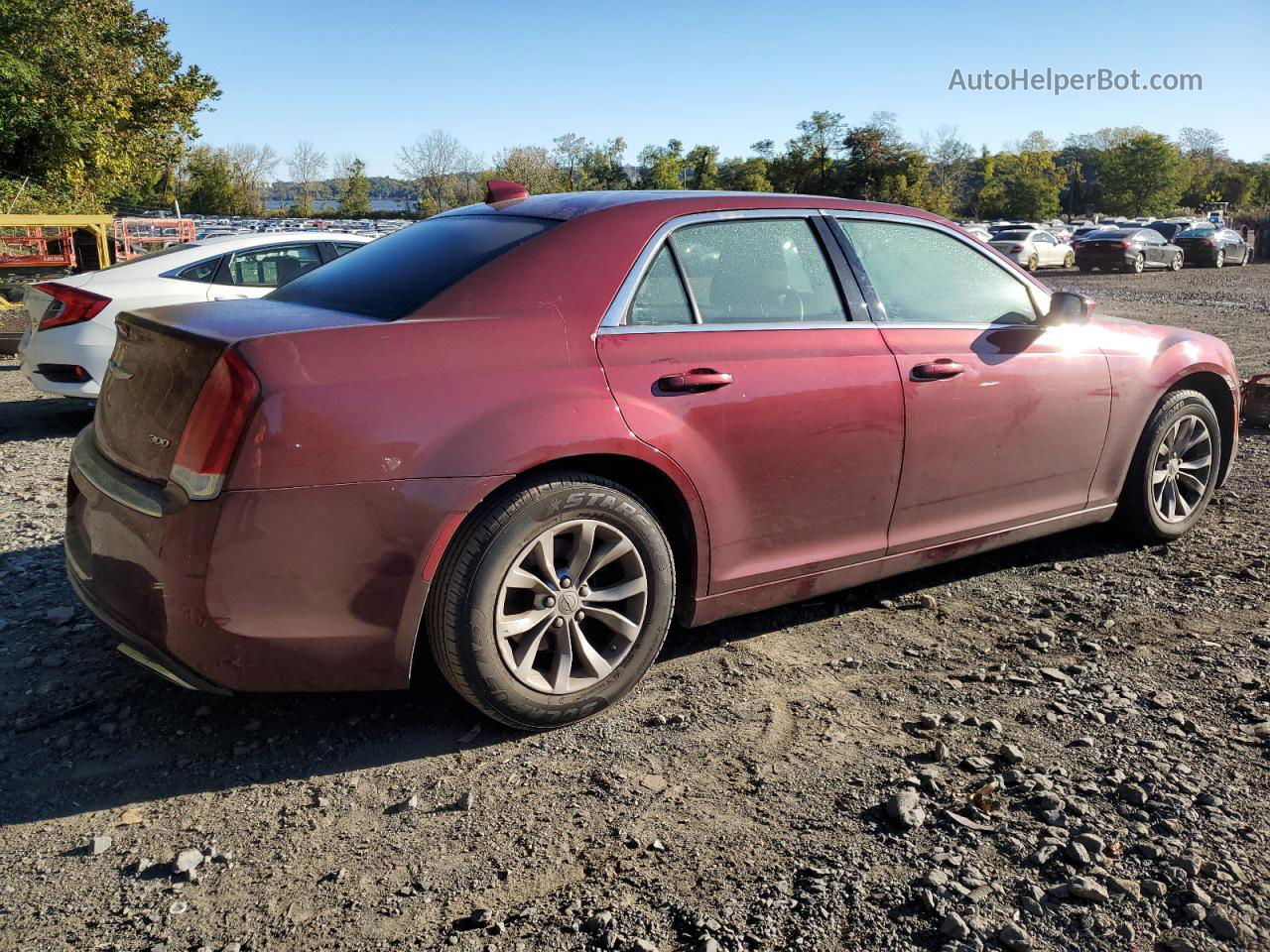 2016 Chrysler 300 Limited Бордовый vin: 2C3CCAAG5GH161430