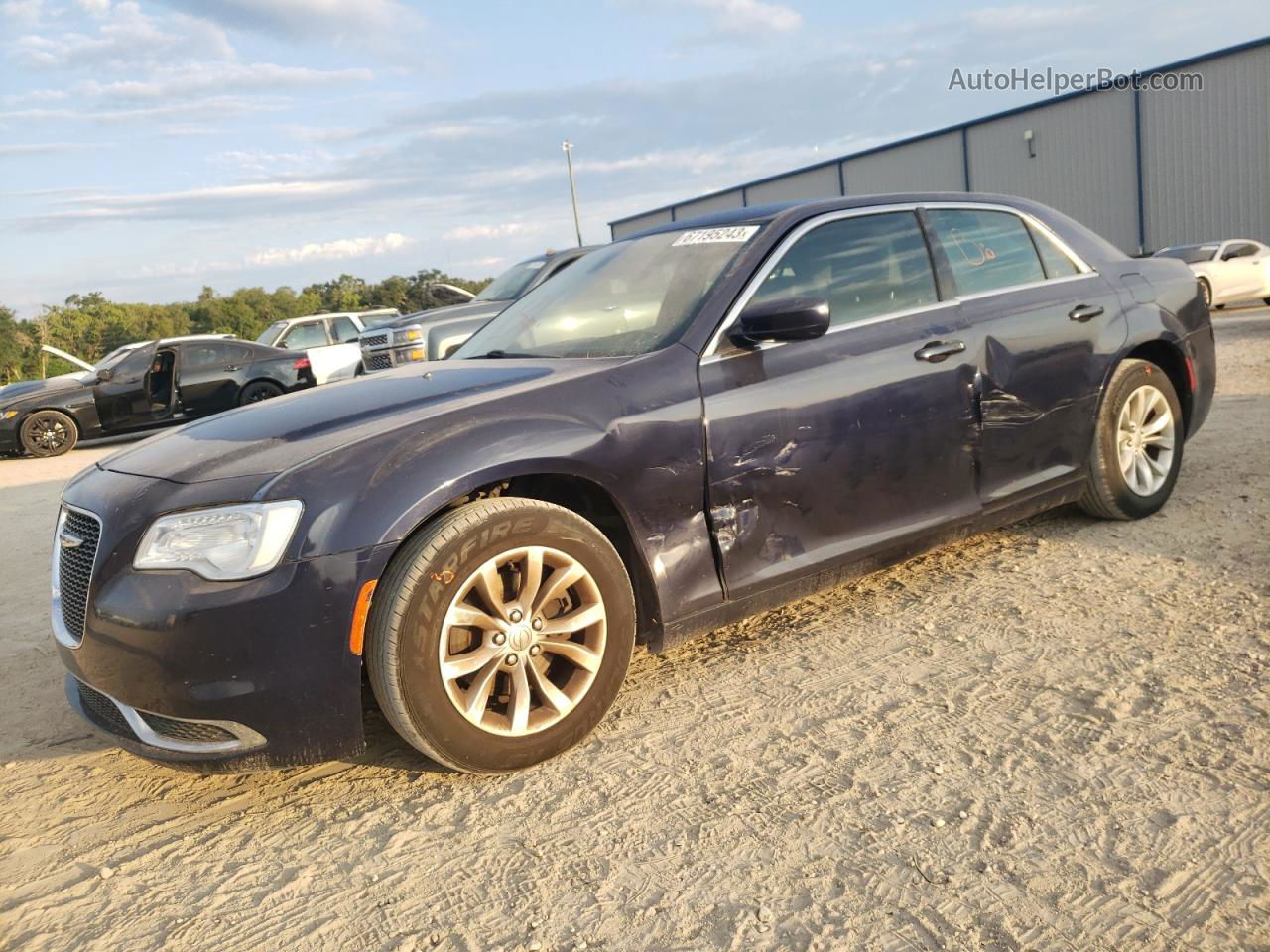 2016 Chrysler 300 Limited Blue vin: 2C3CCAAG5GH223649