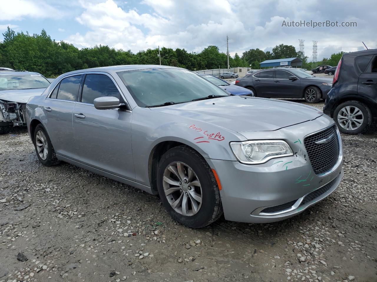 2016 Chrysler 300 Limited Silver vin: 2C3CCAAG5GH233727