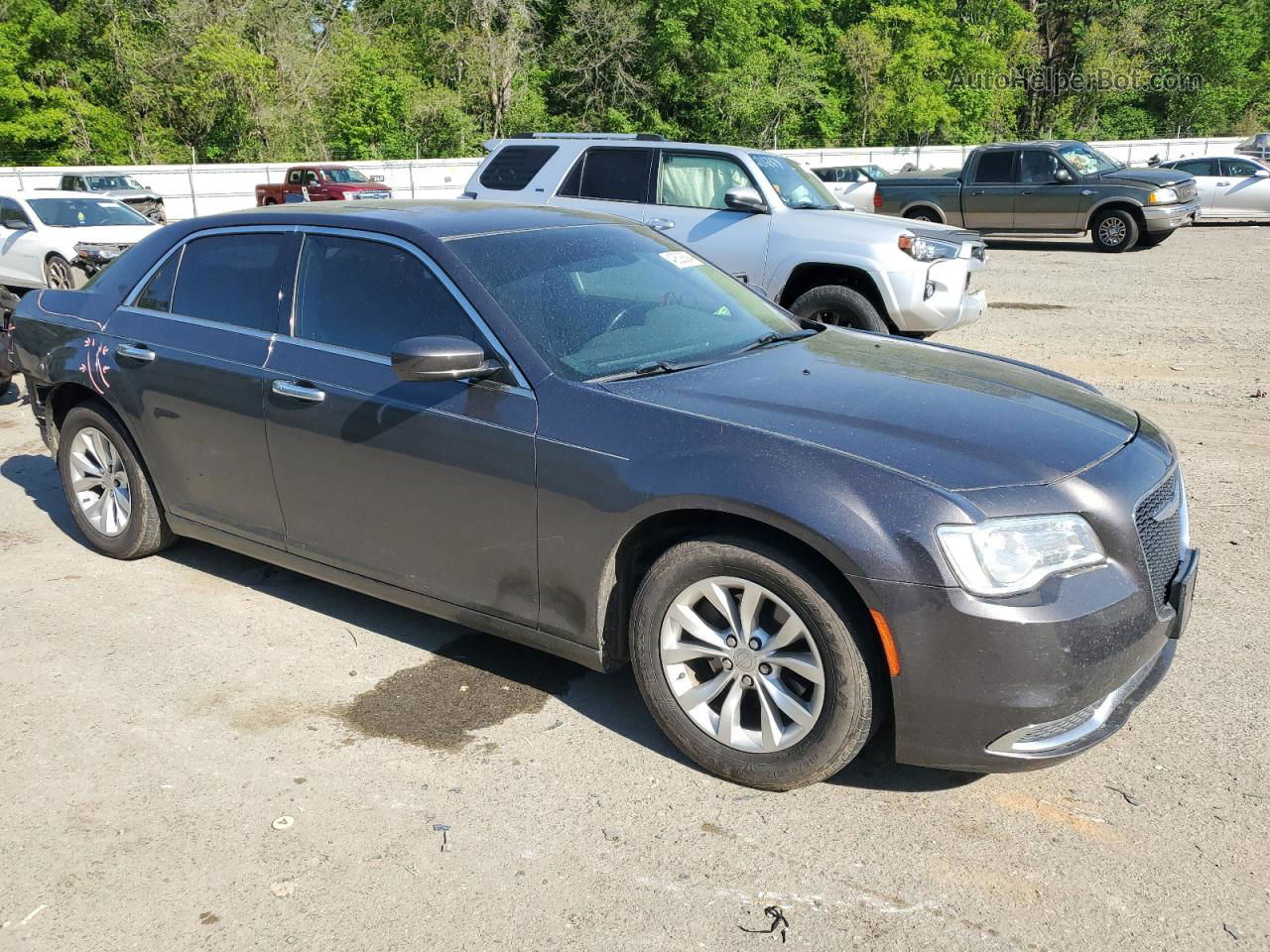 2016 Chrysler 300 Limited Gray vin: 2C3CCAAG5GH243173