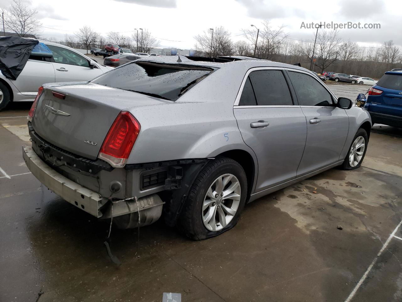 2016 Chrysler 300 Limited Gray vin: 2C3CCAAG5GH243271