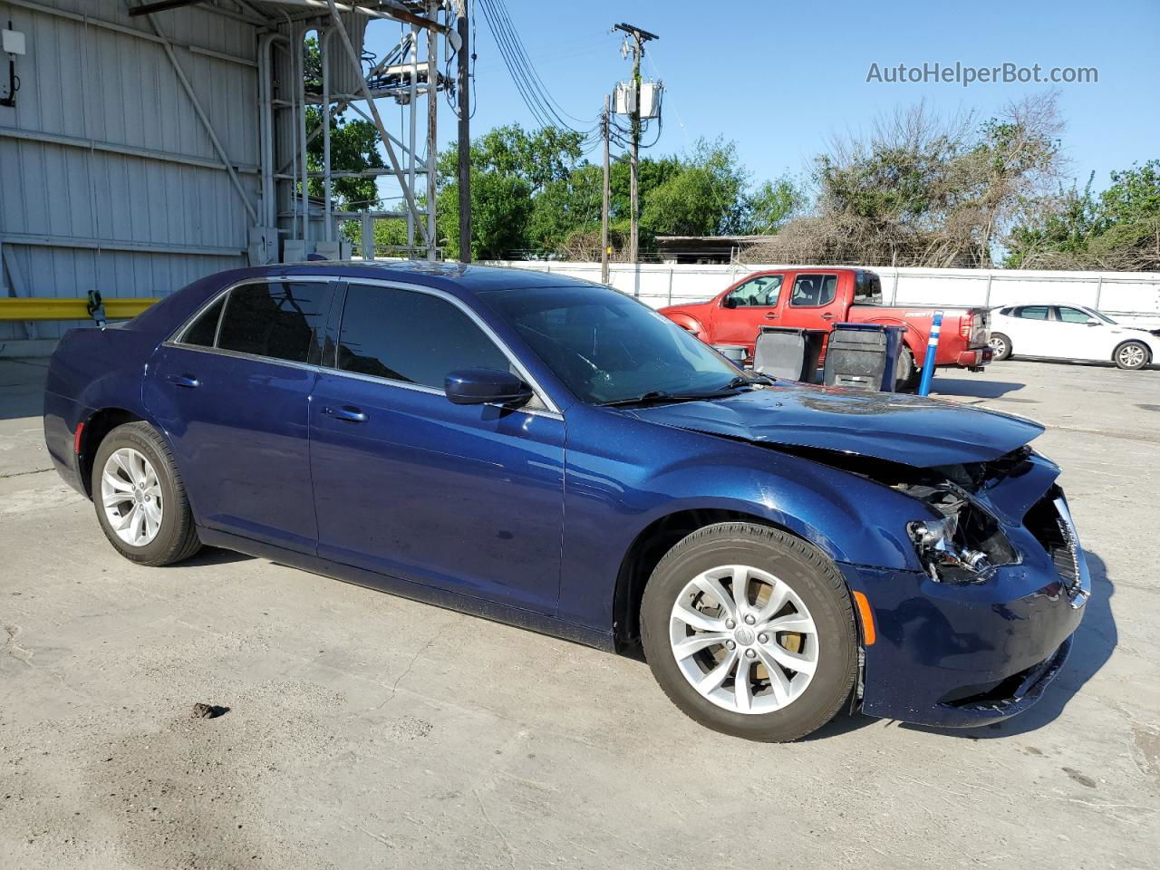 2016 Chrysler 300 Limited Blue vin: 2C3CCAAG6GH170668