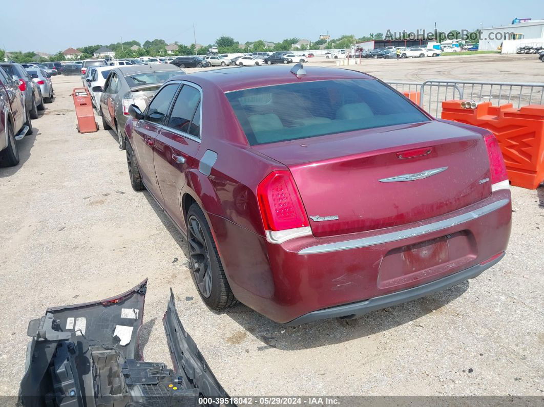 2016 Chrysler 300 Anniversary Edition Темно-бордовый vin: 2C3CCAAG6GH343606