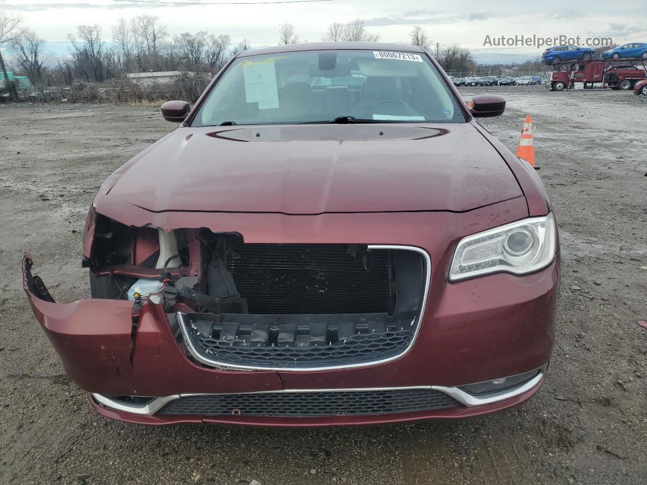 2017 Chrysler 300 Limited Maroon vin: 2C3CCAAG6HH591310