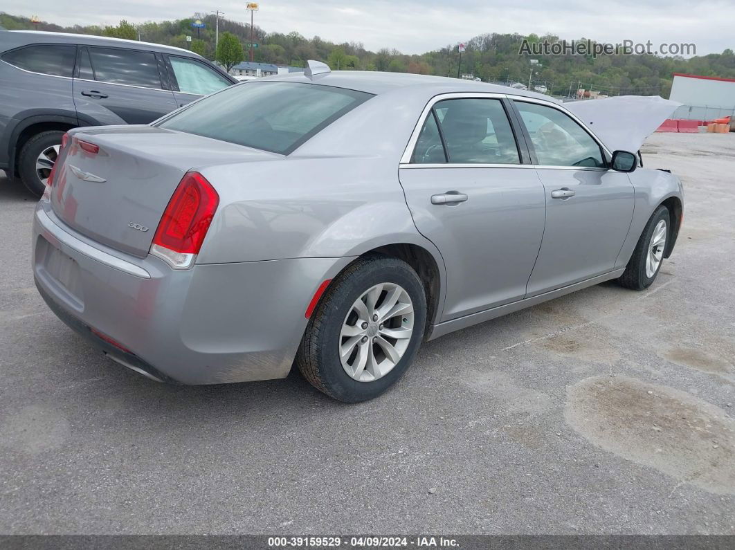 2016 Chrysler 300 Limited Серебряный vin: 2C3CCAAG7GH106249