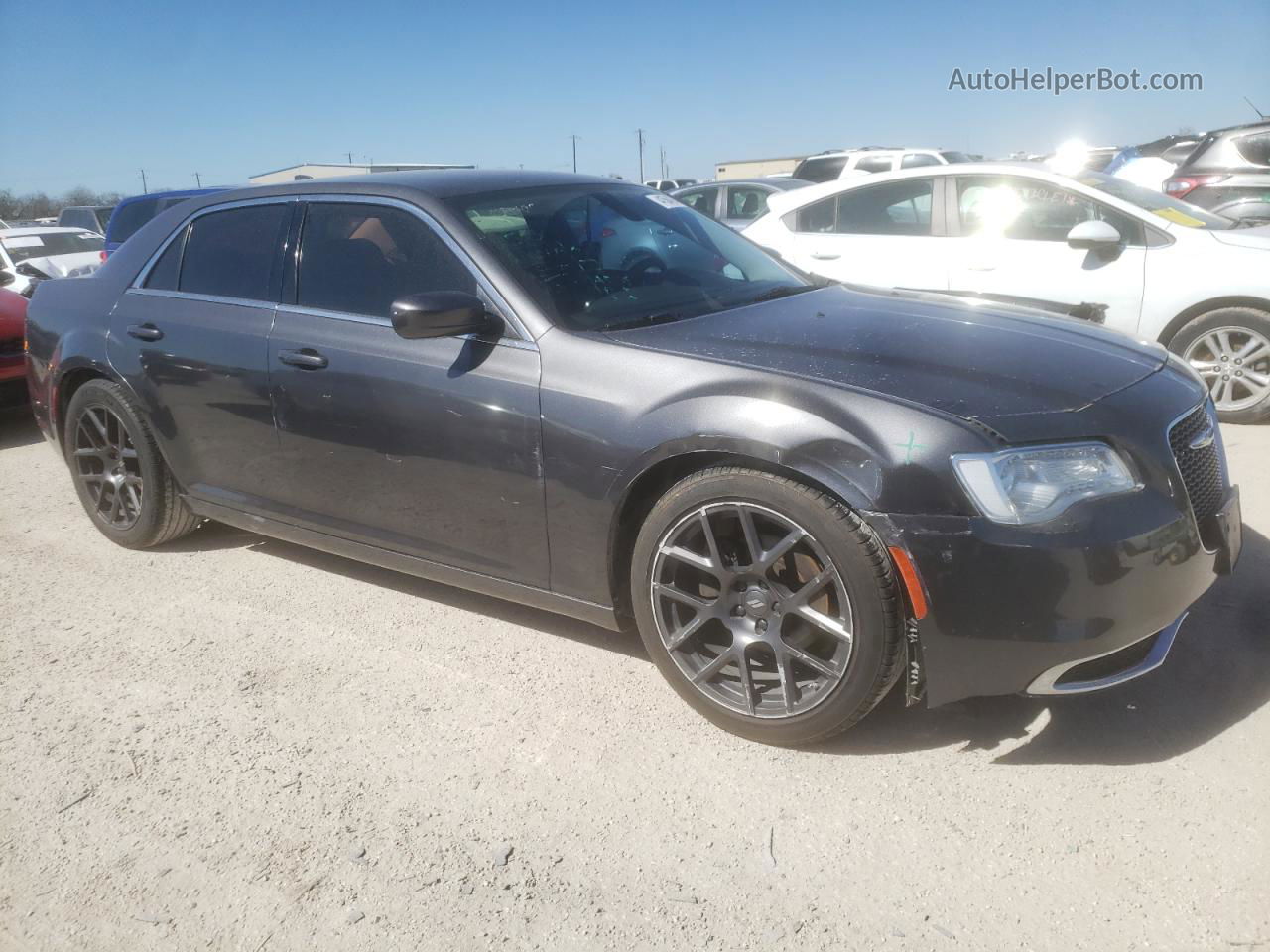 2017 Chrysler 300 Limited Gray vin: 2C3CCAAG7HH552452