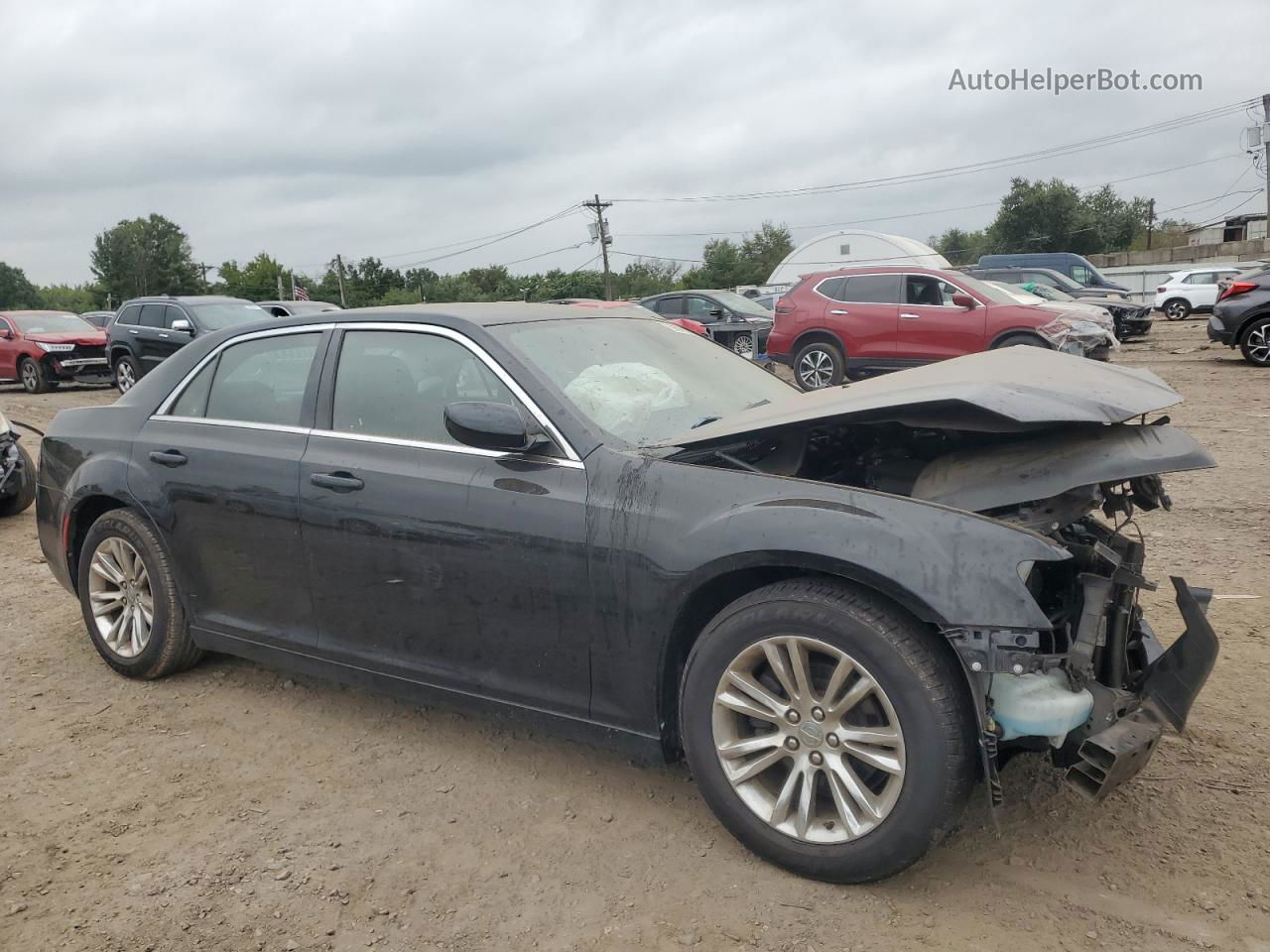 2017 Chrysler 300 Limited Black vin: 2C3CCAAG7HH665057