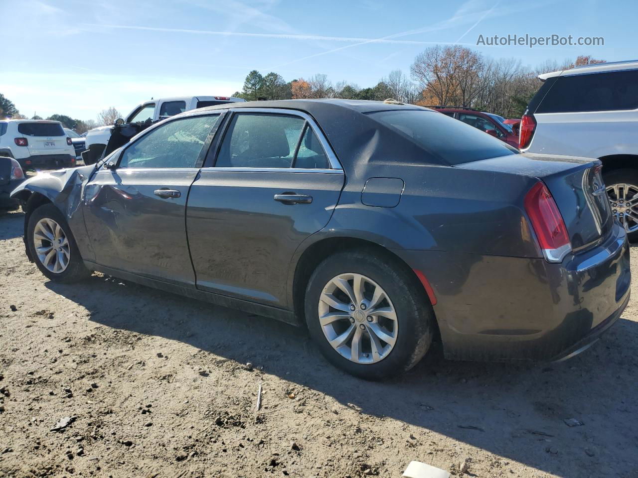 2016 Chrysler 300 Limited Серый vin: 2C3CCAAG8GH212418