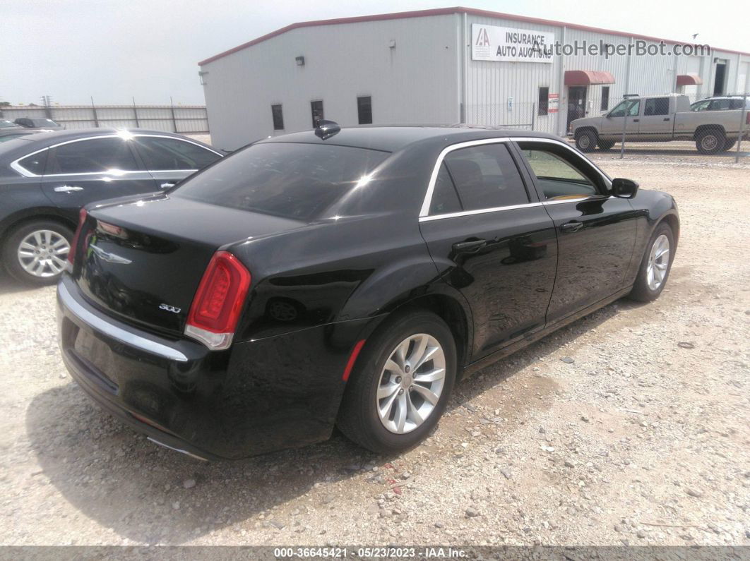 2016 Chrysler 300 Limited Black vin: 2C3CCAAG8GH252417