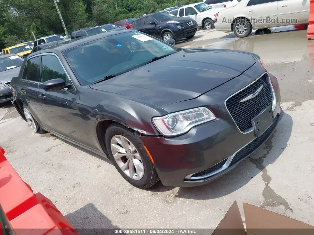 2016 Chrysler 300 Limited Gray vin: 2C3CCAAG8GH260677