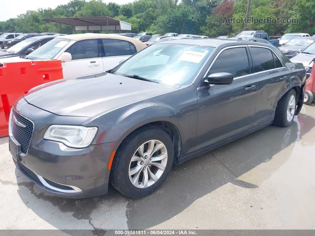 2016 Chrysler 300 Limited Gray vin: 2C3CCAAG8GH260677