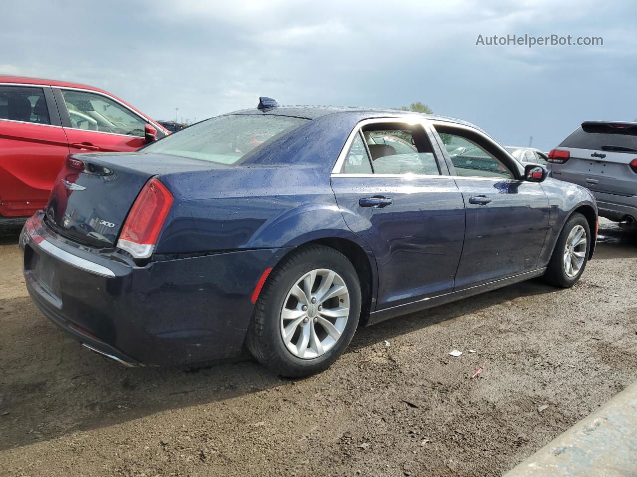 2016 Chrysler 300 Limited Blue vin: 2C3CCAAG9GH234136